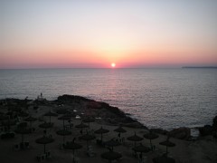 Sonnenuntergang auf Mallorca vom 24.09.2007