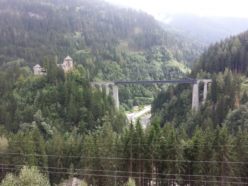Bahnbrücke über die Silvretta