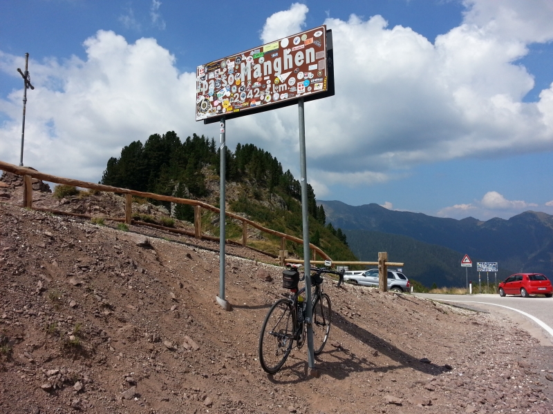 Passhöhe Passo Manghen
