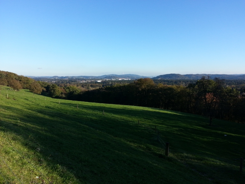 Blick von Biberstein über das Aaretal