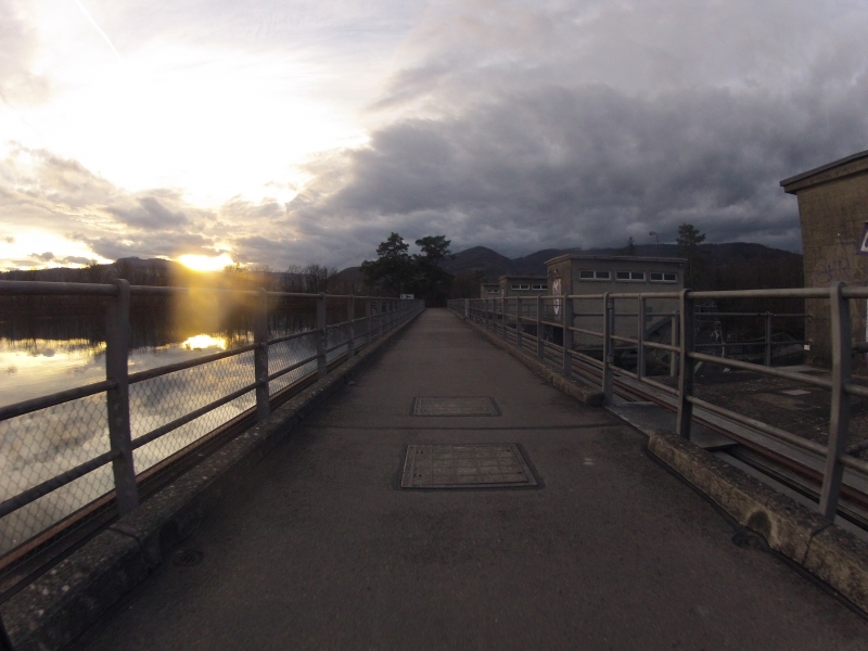 Abendstimmung über der Aare