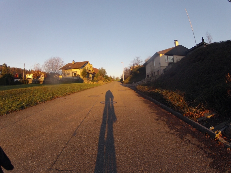 Selfie im Abendlicht