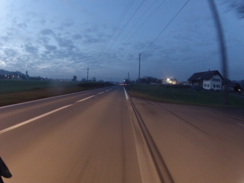 Abendstimmung im Reusstal bei Mellingen