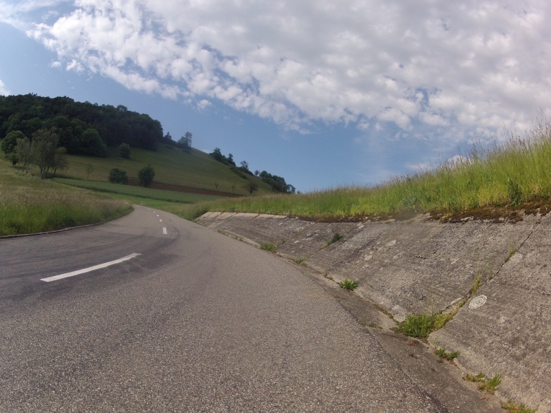 Steilwandkurve am Rotberg