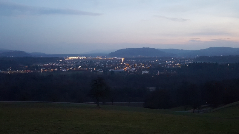 Lichtermeer im Aaretal