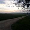 Letztes Glühen am Himmel