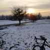 Sonnenuntergang über Wildegg
