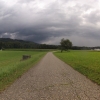 Aaretal unter schwarzem Himmel