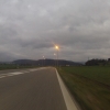 Villigerfeld in der Abenddämmerung