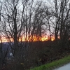 Abendrot über Baden