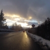 Stetten im winterlichen Abendlicht