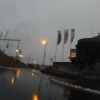 Nicht mehr weit bis nach Hause nach einer Fahrt im Dauerregen