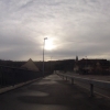 Winterliche Sonne über Brugg und Windisch