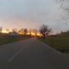 leuchtende Abendsonne bei Wildegg