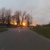 leuchtende Abendsonne bei Wildegg