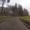 Schneeresten, Abfahrt von Ammerswil nach Lenzburg