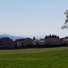 Blick an den Alpenkamm aus dem Reusstal