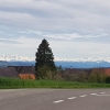 Oberbözberg und Alpenkamm