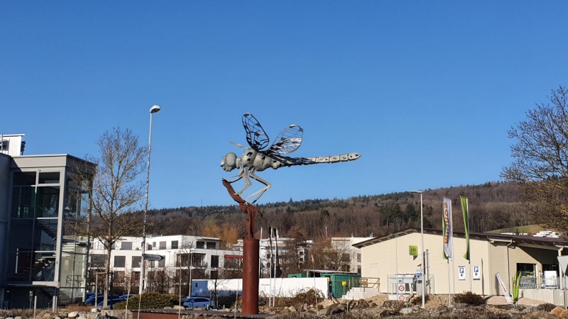Kunst im Kreisel in Niederrohrdorf