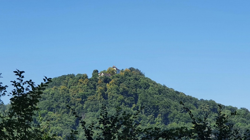 Schloss Brunegg gut versteckt