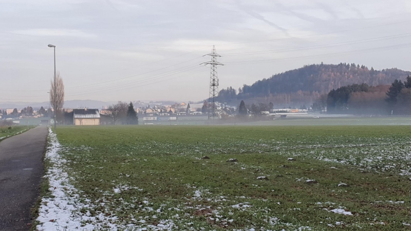 Bodennebel bei Hunzenschwil