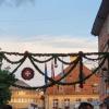 Geschmückte Stadt am Jugendfest