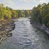 Aare, noch selten so wenig Wasser wie dieses Jahr