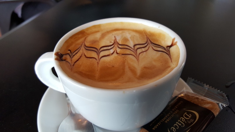 Kaffee zum Abschluss einer gelungenen Rundfahrt