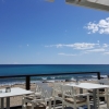Blick aufs Meer während Mittagessen