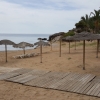 am Sandstrand von San Juan
