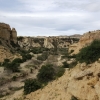 Zerfurchte Landschaft