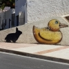 Strassenkreisel in Carboneras