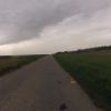 Regenwolken über dem Heimweg