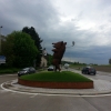 Golfspielende Wildsau