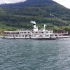 Dampfschiff Stadt Luzern fährt vorbei