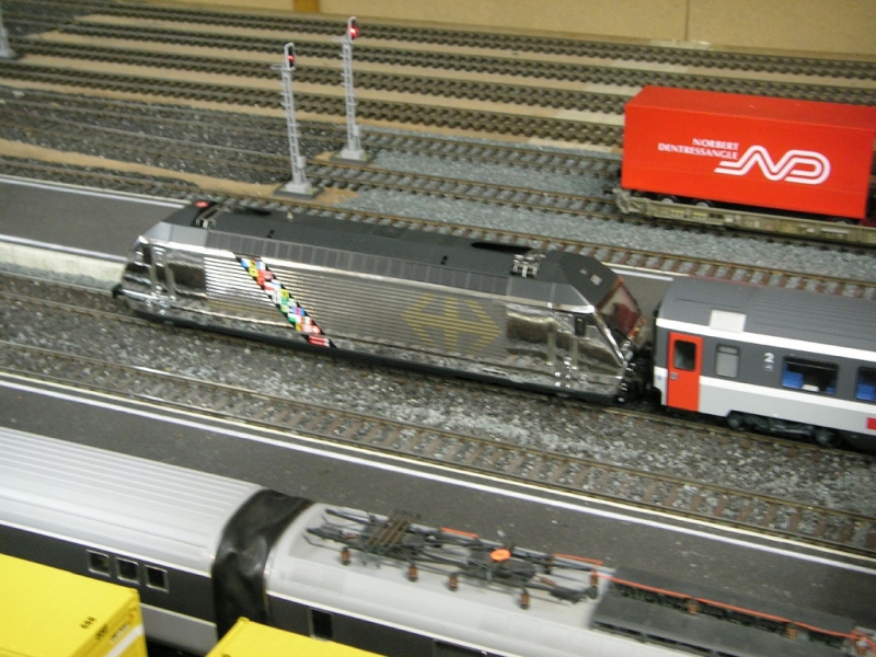 Auf der Anlage des Brugger Modelleisenbahn Club