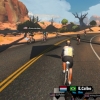 Schlussfoto der Strecke Zwift - Out And Back Again in Watopia