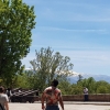 Blick von der Alhambra zur Sierra Nevada