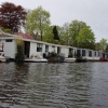 Grachtenrundfahrt in Leiden, Hausboote