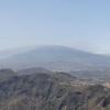El Teide, ganz schwach zu erkennen