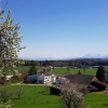 Blick zurück zum Alpenkamm, von St. Erhard
