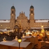 Weihnachtsmarkt vor dem Kloster Einsiedeln
