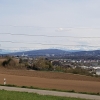 Blick zu den Alpen, in der Nähe von Buchs (ZH)