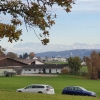 Blick zu den Alpen, oberhalb Adlikon