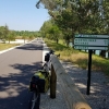 Schöner Radweg der Rhone entlang