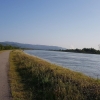 Uferweg an der Rhone