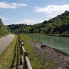 in einem der engeren Kanäle der Rhone