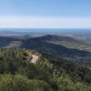 Auffahrt auf la Mussara