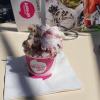 Glacé zum Abschluss der Runde