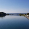 Blick über den ganzen Klingnauer Stausee
